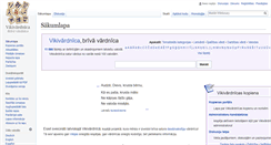 Desktop Screenshot of lv.wiktionary.org