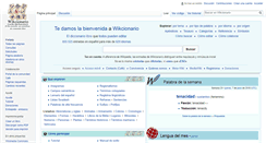 Desktop Screenshot of es.wiktionary.org