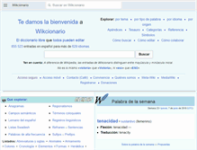 Tablet Screenshot of es.wiktionary.org