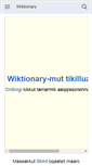 Mobile Screenshot of kl.wiktionary.org