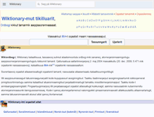 Tablet Screenshot of kl.wiktionary.org